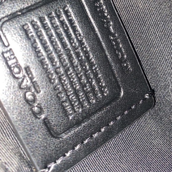 COACH black purse (like new) medium size - Picture 12 of 14